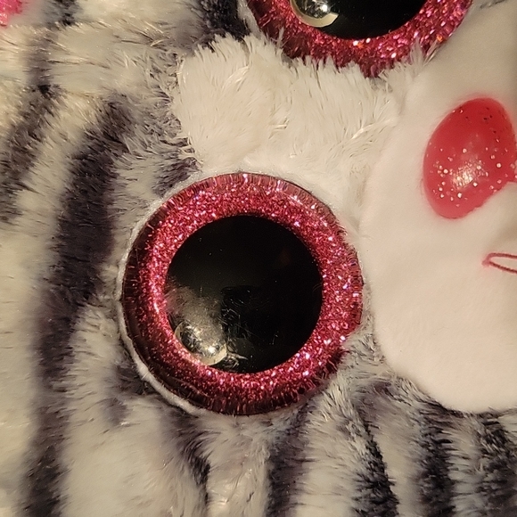 TY Kiki Grey Cat Plush Mini Purse – Glitter Eyes – Cute Crossbody Bag - Picture 3 of 9